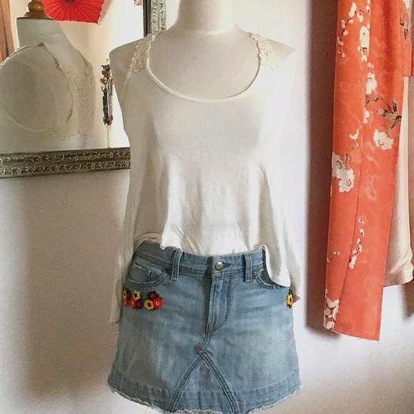 Citizens of Humanity Love Denim Mini Skirt Size 29 - Picture 15 of 15